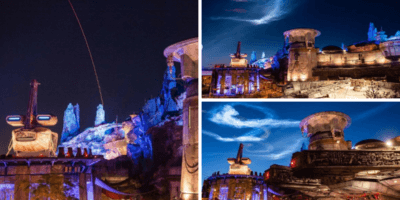 Disney Sees ACTUAL Rocket Soar Above 'Star Wars' Land!
