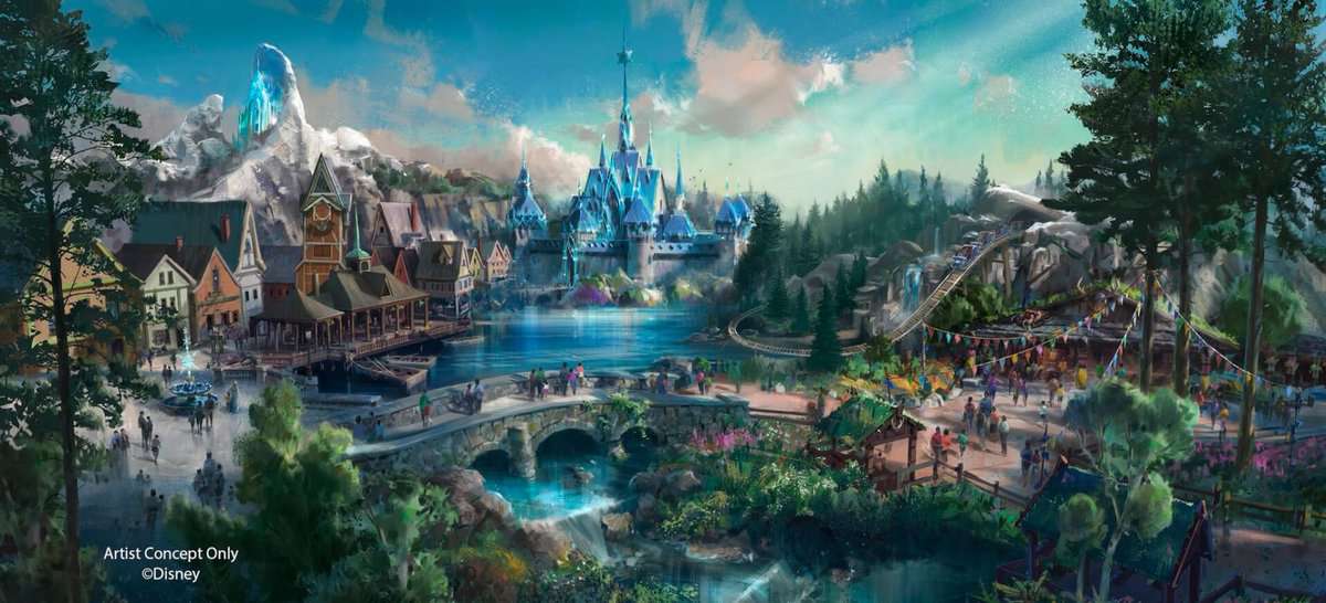 World of Frozen concept at Disneyland Paris
