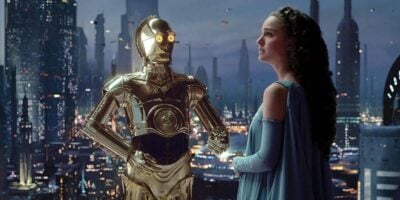 C3PO and Padme in Revenge of the Sith