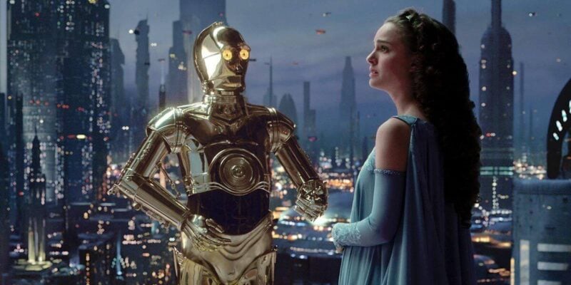 C3PO and Padme in Revenge of the Sith