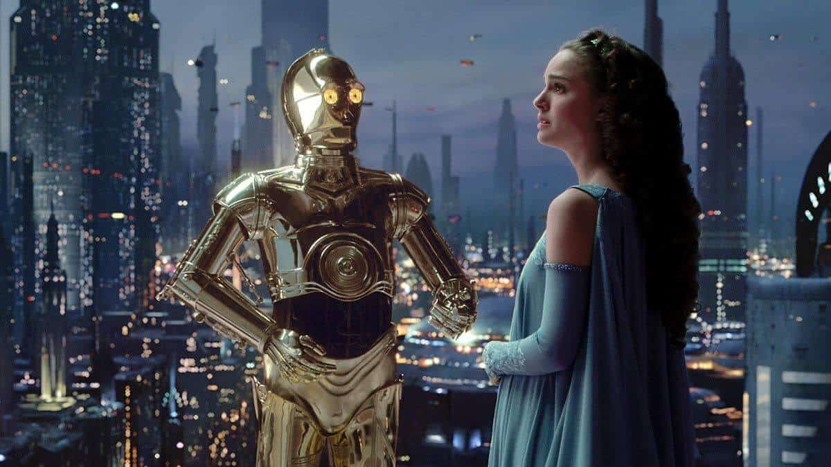 C3PO and Padme in Revenge of the Sith