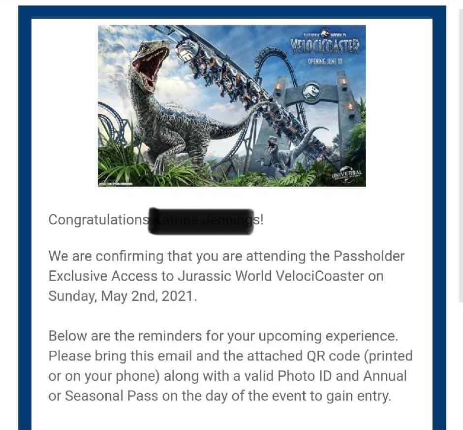 Universal Pass Members Will Get VelociCoaster Preview LaptrinhX News universal-pass-members-will-get-velocicoaster-preview-laptrinhx-news