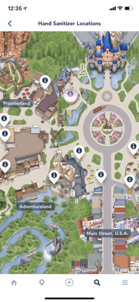 Hand Sanitizer Locations