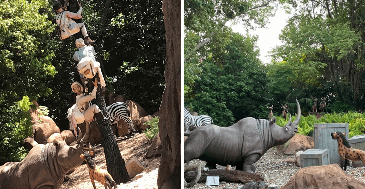 jungle cruise trapped safari scene