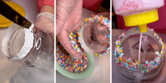 wildberry marshmallow cake pop freakshake layers
