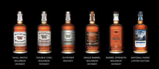 wyoming whiskey bottles