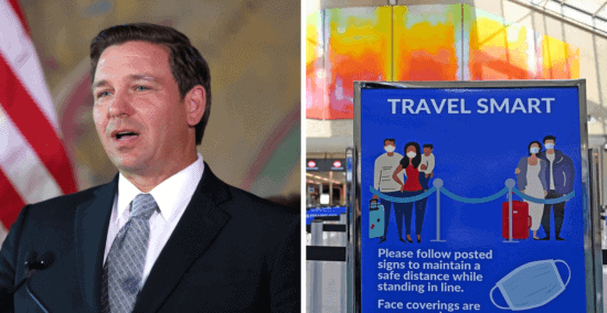 Ron DeSantis wearing a suit and tie