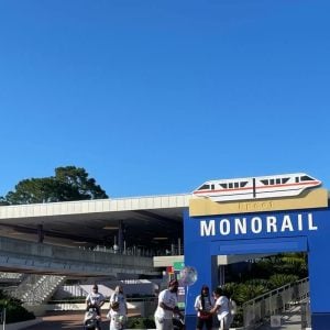 The Transportation and Ticket Center (TTC) at Magic Kingdom in Walt Disney World Resort. Disney World Transportation and Ticket Center construction