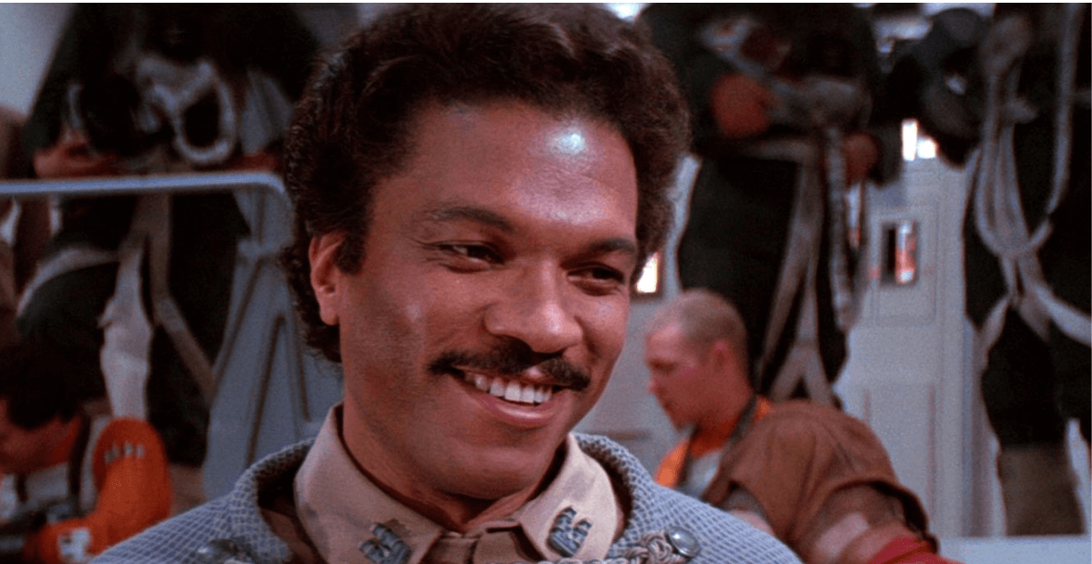 Lando Calrissian smiling