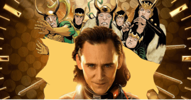 tom hiddleston as loki with comic book variants