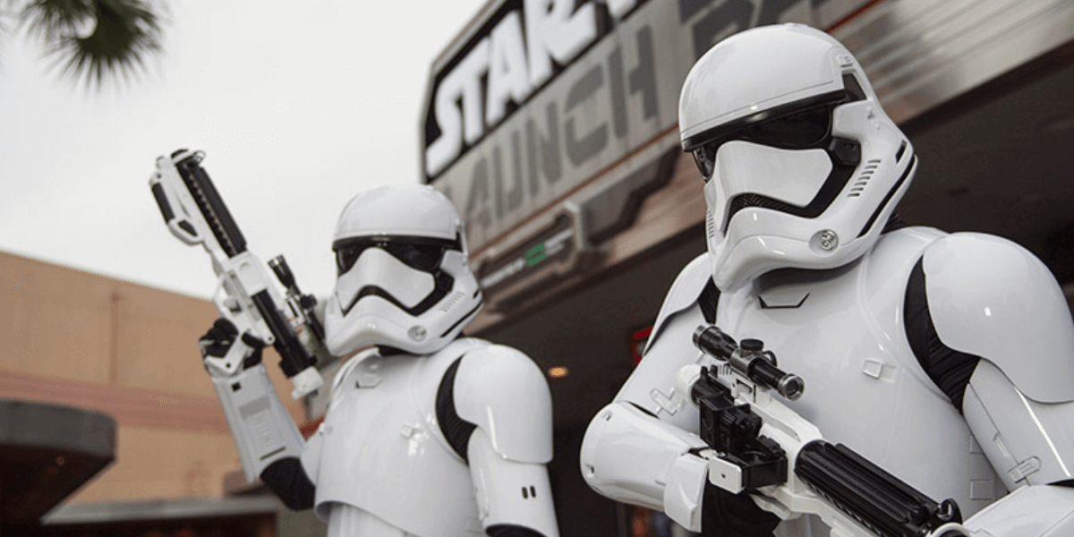 Stormtroopers at Star Wars Launch Bay
