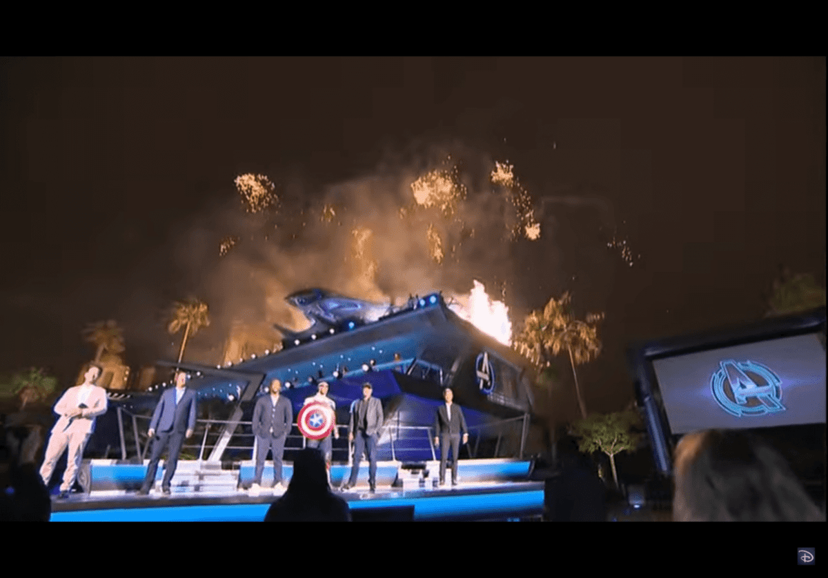 avengers campus opening ceremony