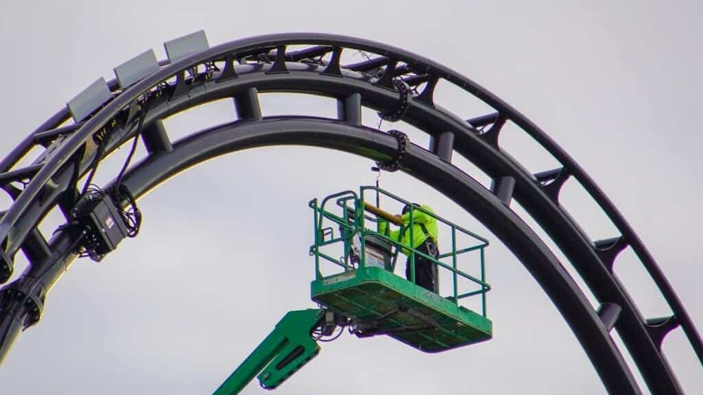 Construction of roller coaster