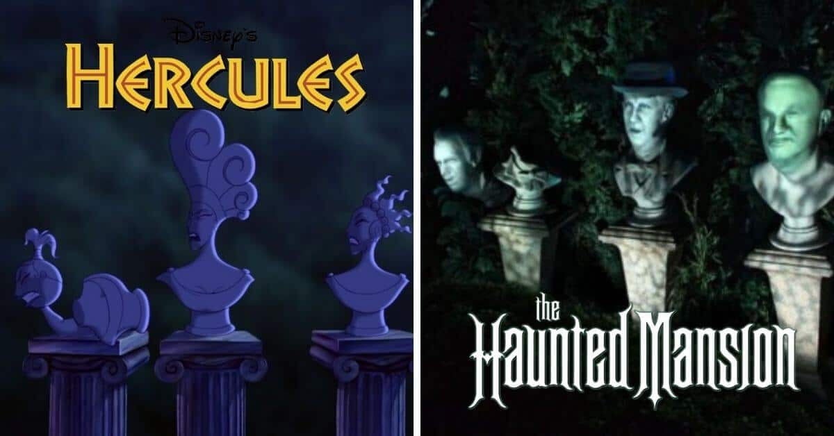 hercules muses and haunted mansion singing busts