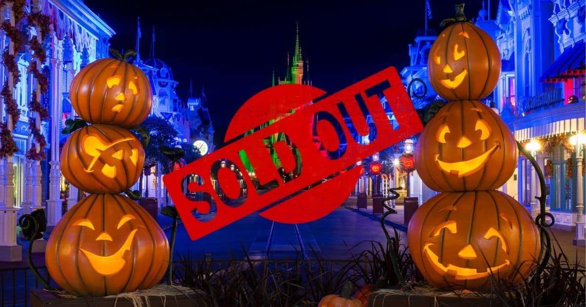 disney world boo bash selling out