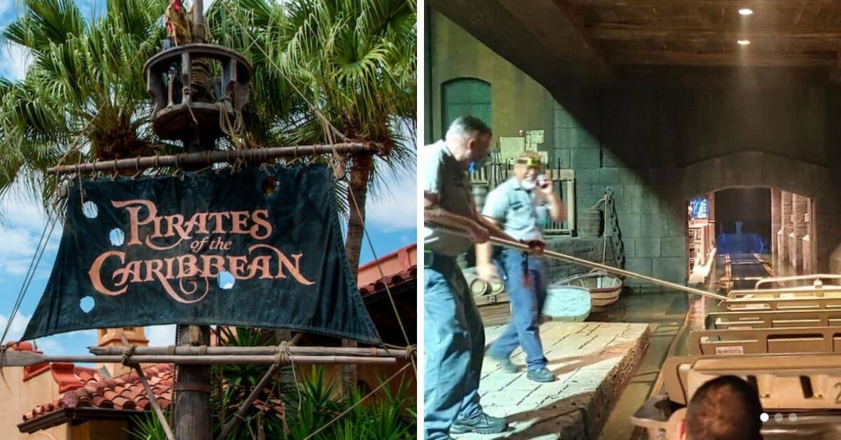 pirates of the carbbean boat derails
