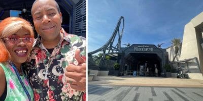 Kenan Thompson standing in front of a building