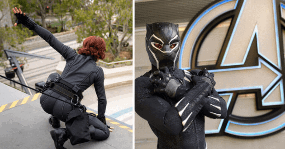 Black Panther and Black Widow