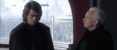 anakin and palpatine on coruscant