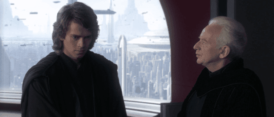 anakin and palpatine on coruscant