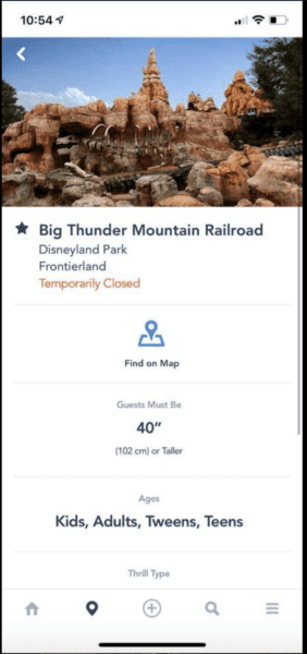 big thunder mountain down