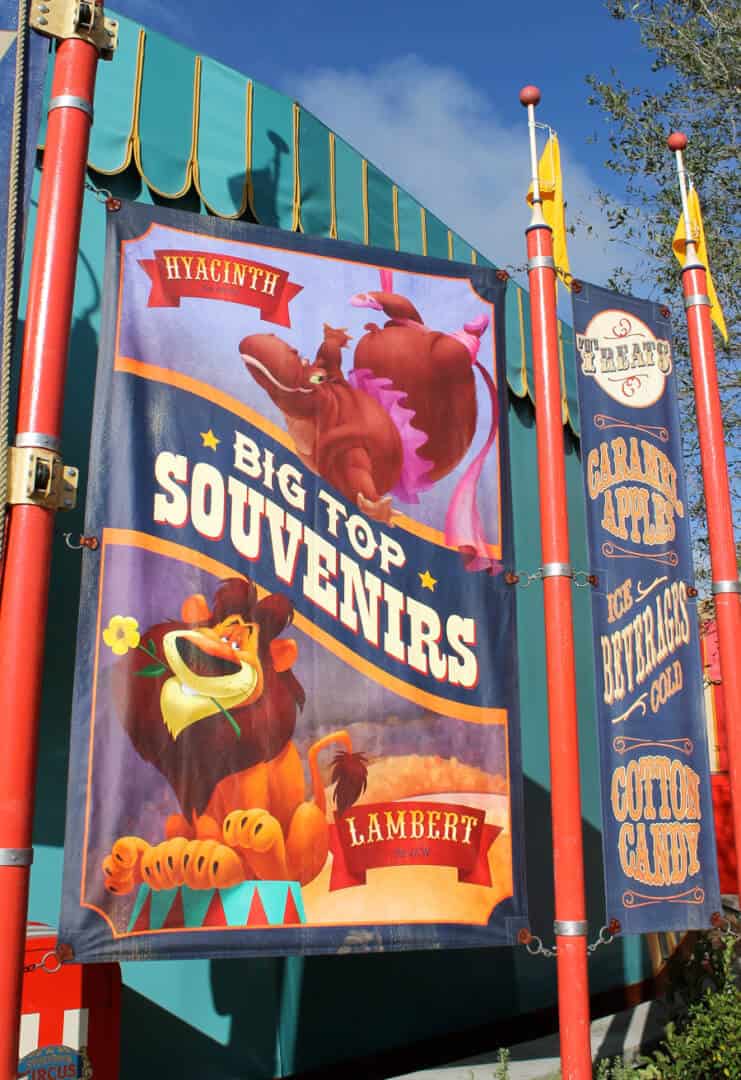 storybook circus big top souvenirs
