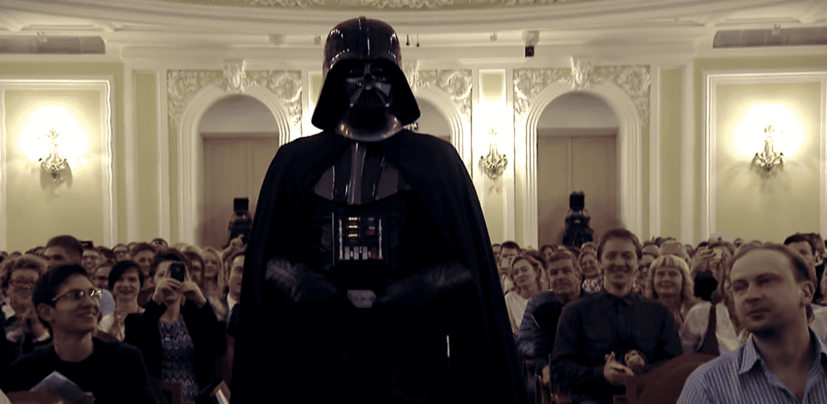 darth vader crashes classical concert