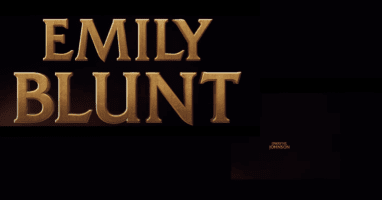 Text - Emily blunt