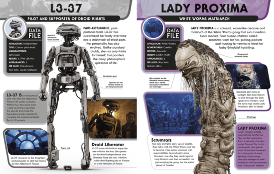 l3-37 and lady proxima character encyclopedia pages
