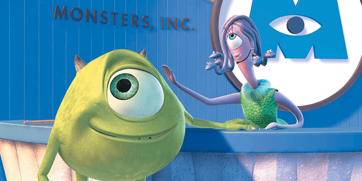 mike in monsters inc as an example of Disney and Apple collab