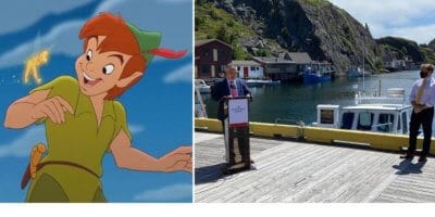 Peter Pan filming in Newfoundland and Labrador