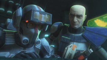 tech (left) and captain rex (right) in the bad batch