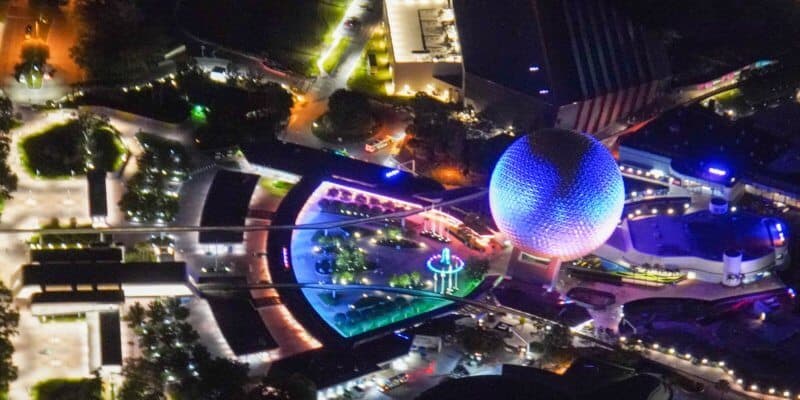 aerial view epcot