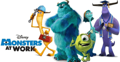 Monsters at Work title card