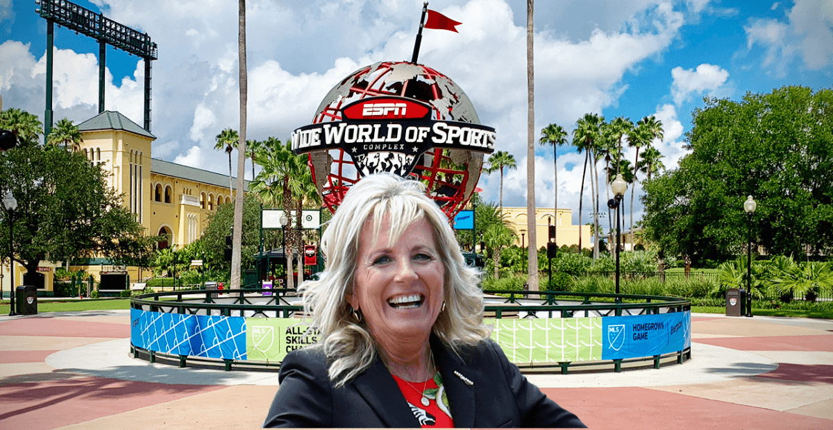 Jill Biden Wide World of Sports