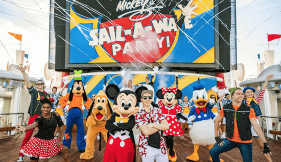 Disney Cruise Line Sail-A-Wave Party