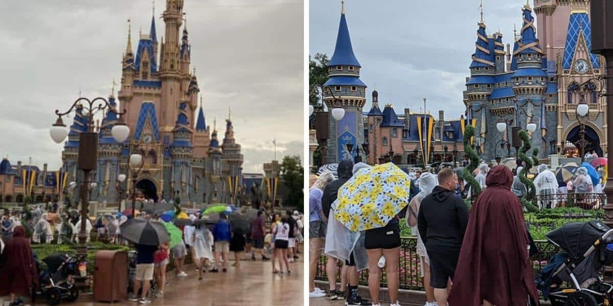 crowds magic kingdom fireworks