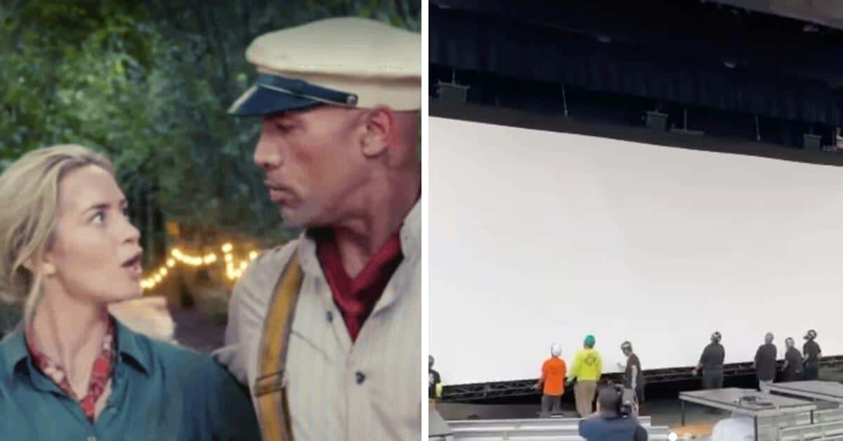 Dwayne Johnson and Emily Blunt