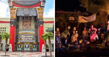 mickey and minnie runaway (left) pirates of the caribbean (right)