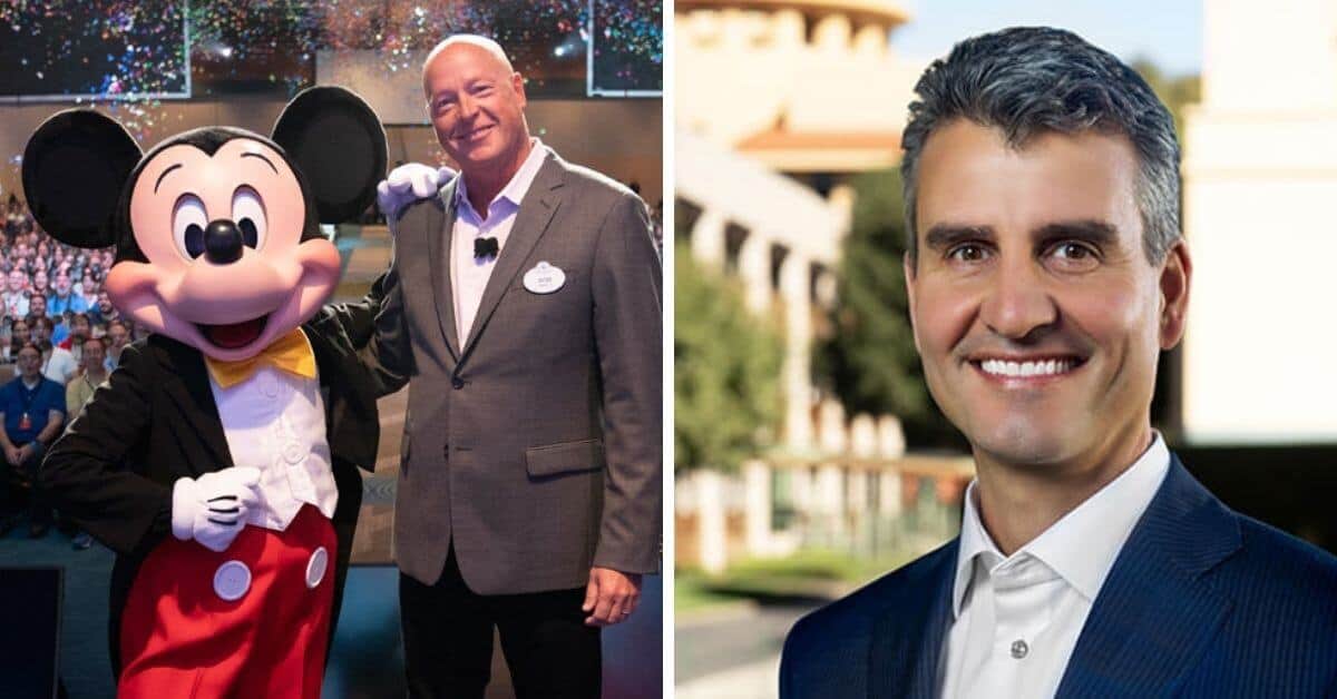bob chapek (left) josh d'amaro (right)