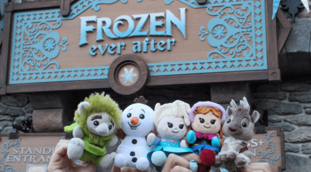 frozen ever after sign with wishables