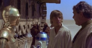 star wars a new hope luke skywalker tosche station scene