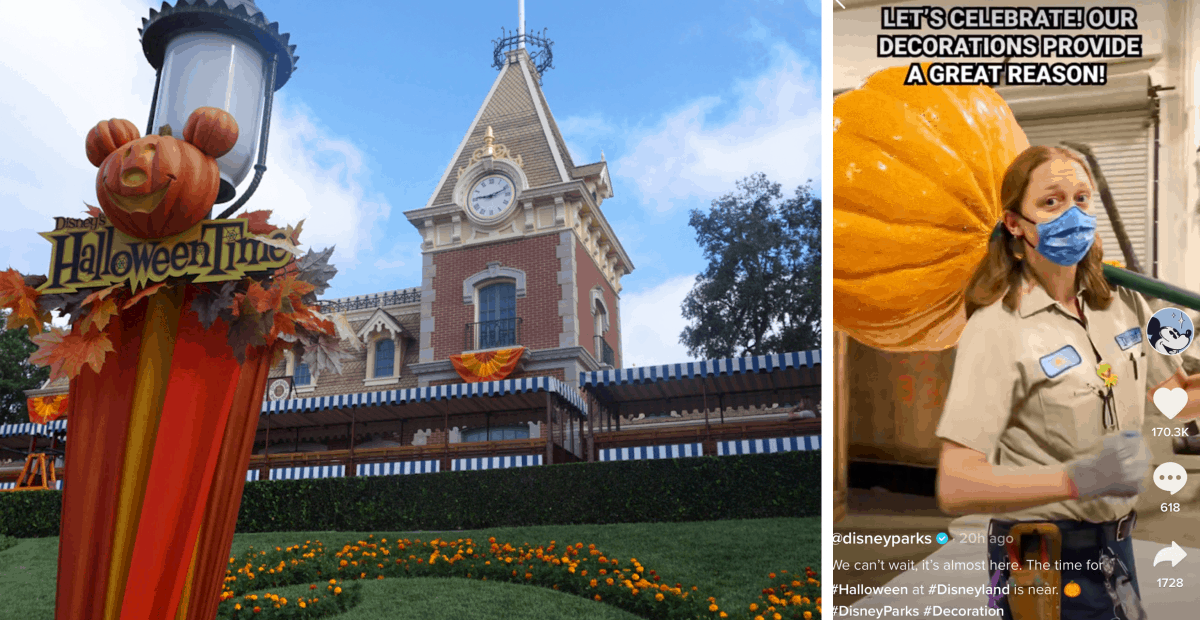 disneyland halloween decorations