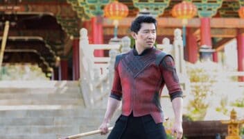 Simu Liu as Shang-Chi in Marvel Shang-Chi and the Legend of the Ten Rings