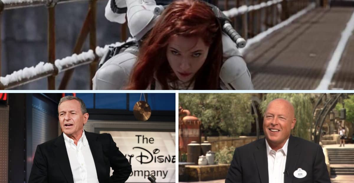 Scarlett Johansson, Bob Iger, Bob Chapek