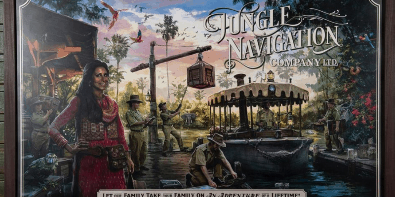 jungle cruise mural