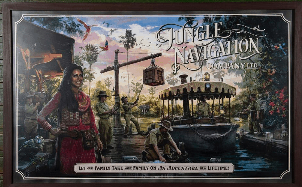 jungle cruise mural