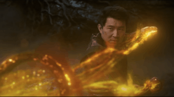 Shang-Chi using his powers