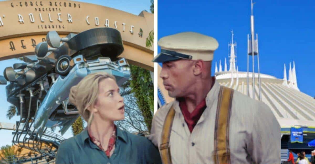 emily blunt and dwayne johnson