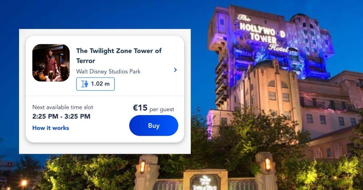 tower of terror disneyland paris